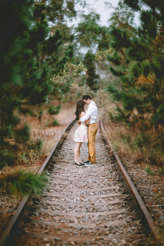 Couple walking together